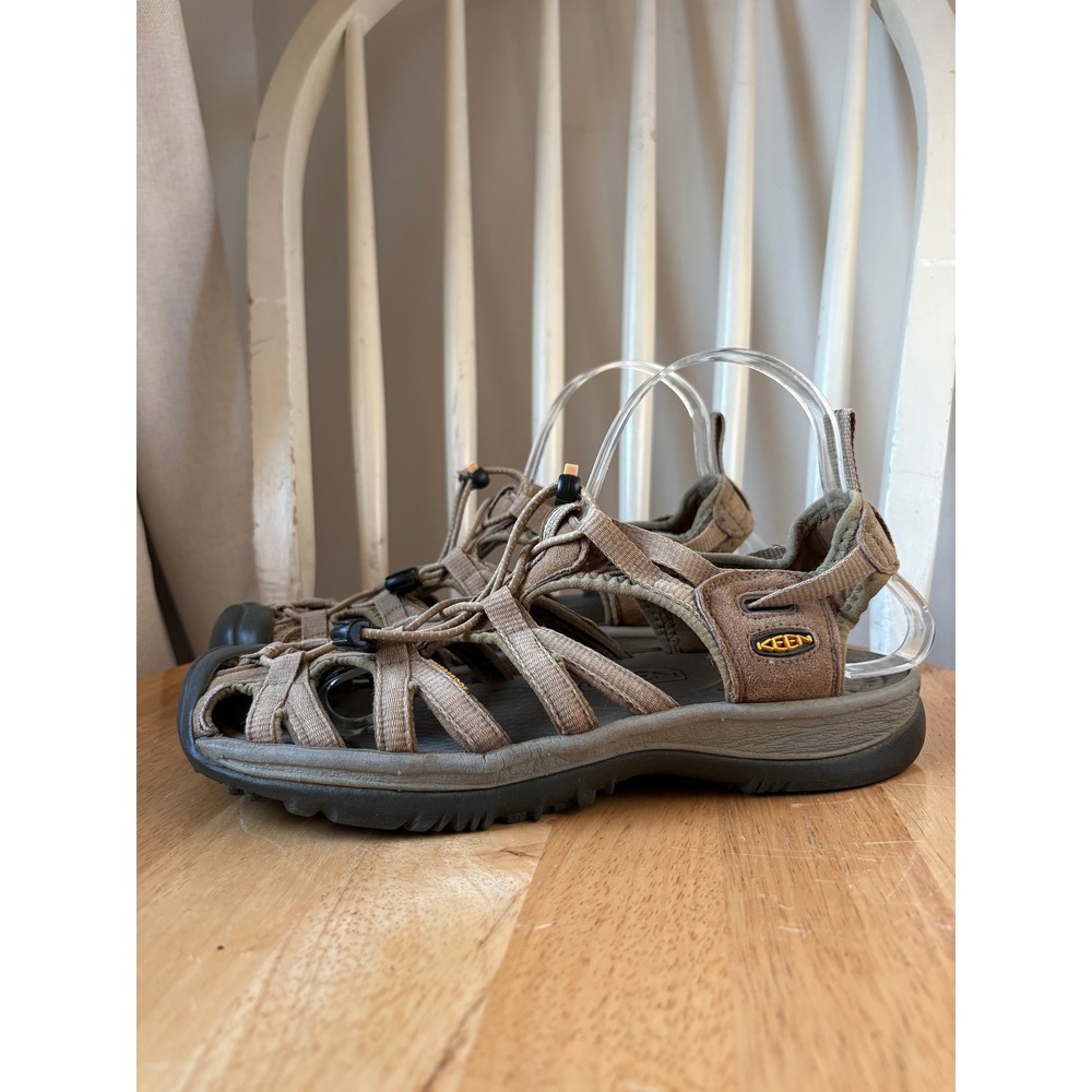 Keen Womens Whisper Sandals 9 Brown Hiking Water Shoes Gorpcore Outdoor Trail